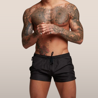 Short de Bain Homme Design avec Ceinture Élastique - PanierRoyale