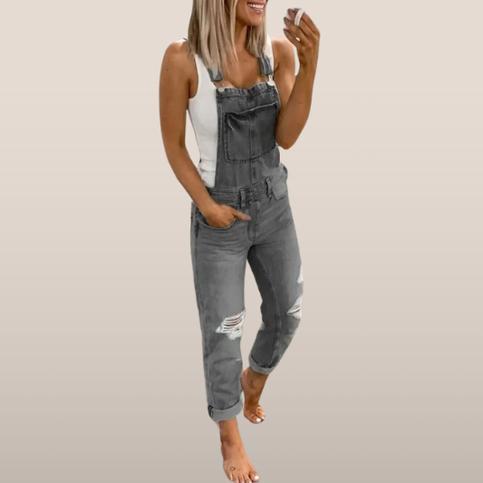 Salopette Jean Déchirée pour Fille Mode - PanierRoyale