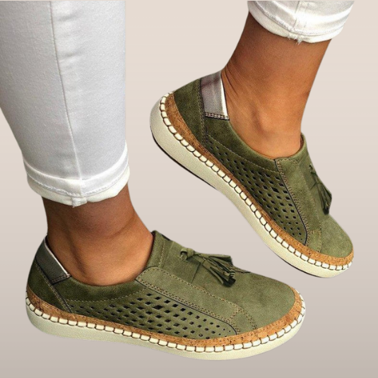 Bottes femme cuir vert olive confortables et tendances - PanierRoyale
