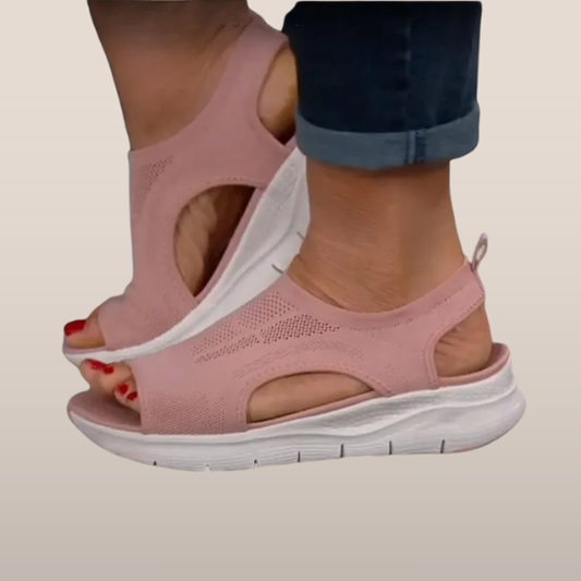 Sandales Femme Rose à Talon Plateforme - PanierRoyale
