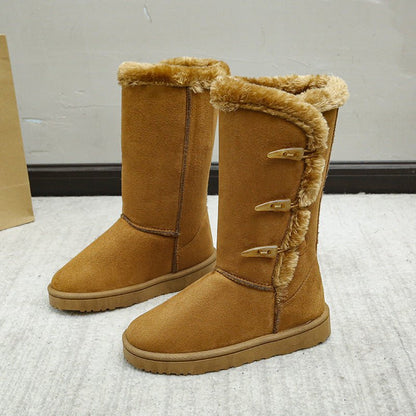 Bottes Femme Hiver Doublure Polaire Chaude et Confortable - PanierRoyale