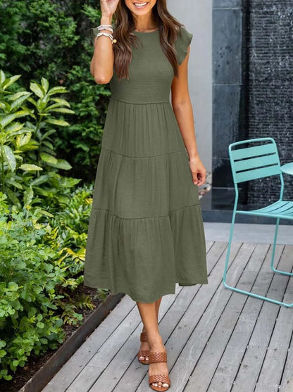 Variant image for Eliza™ – Robe Longue Femme Élégante en Tissu Léger pour Été Confortable-5