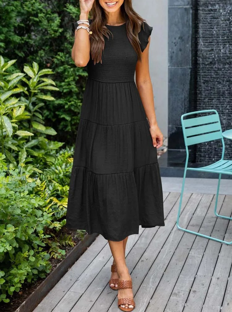 Variant image for Eliza™ – Robe Longue Femme Élégante en Tissu Léger pour Été Confortable-13