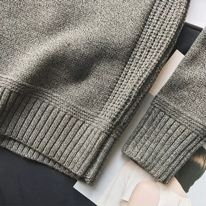 Pullover Hiver Câble Tricot Chaud