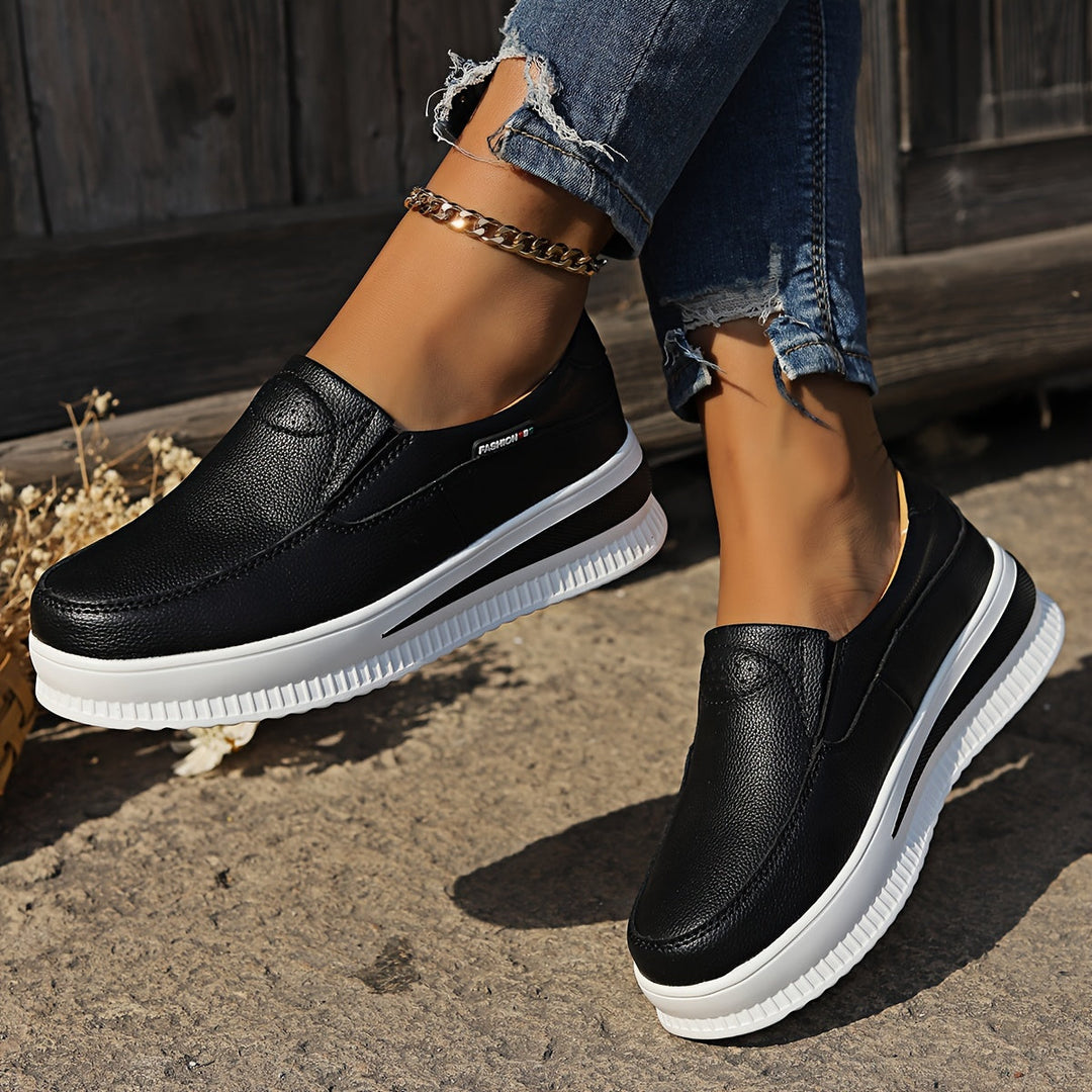 Chaussures Plates-Formes Féminines et Confortables → Chaussures Talons Plats Femmes Confort et Élégance