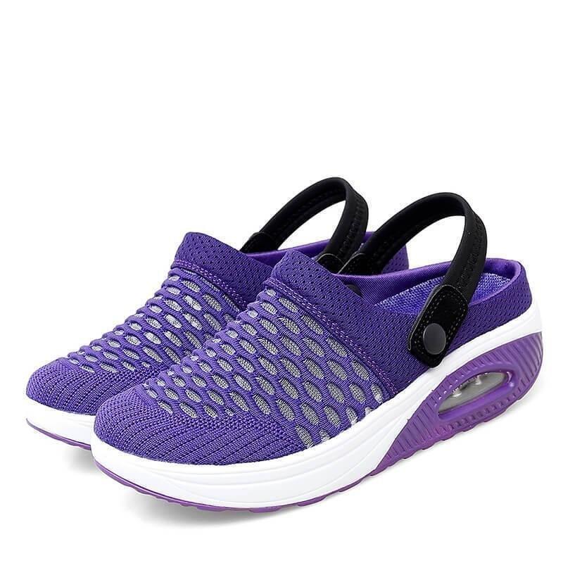 Chaussures Orthopédiques Femme Respirantes Semelle Coussin d’Air