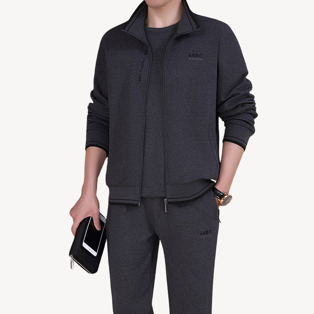 Survêtement Homme Sport Chic Zippé Adjustable pour Running
