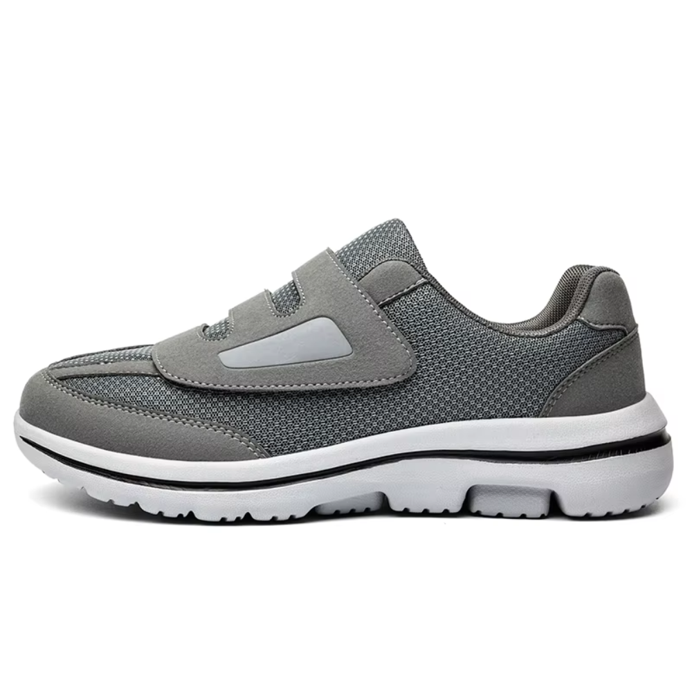 Baskets Running Homme Gris et Blanc - PanierRoyale
