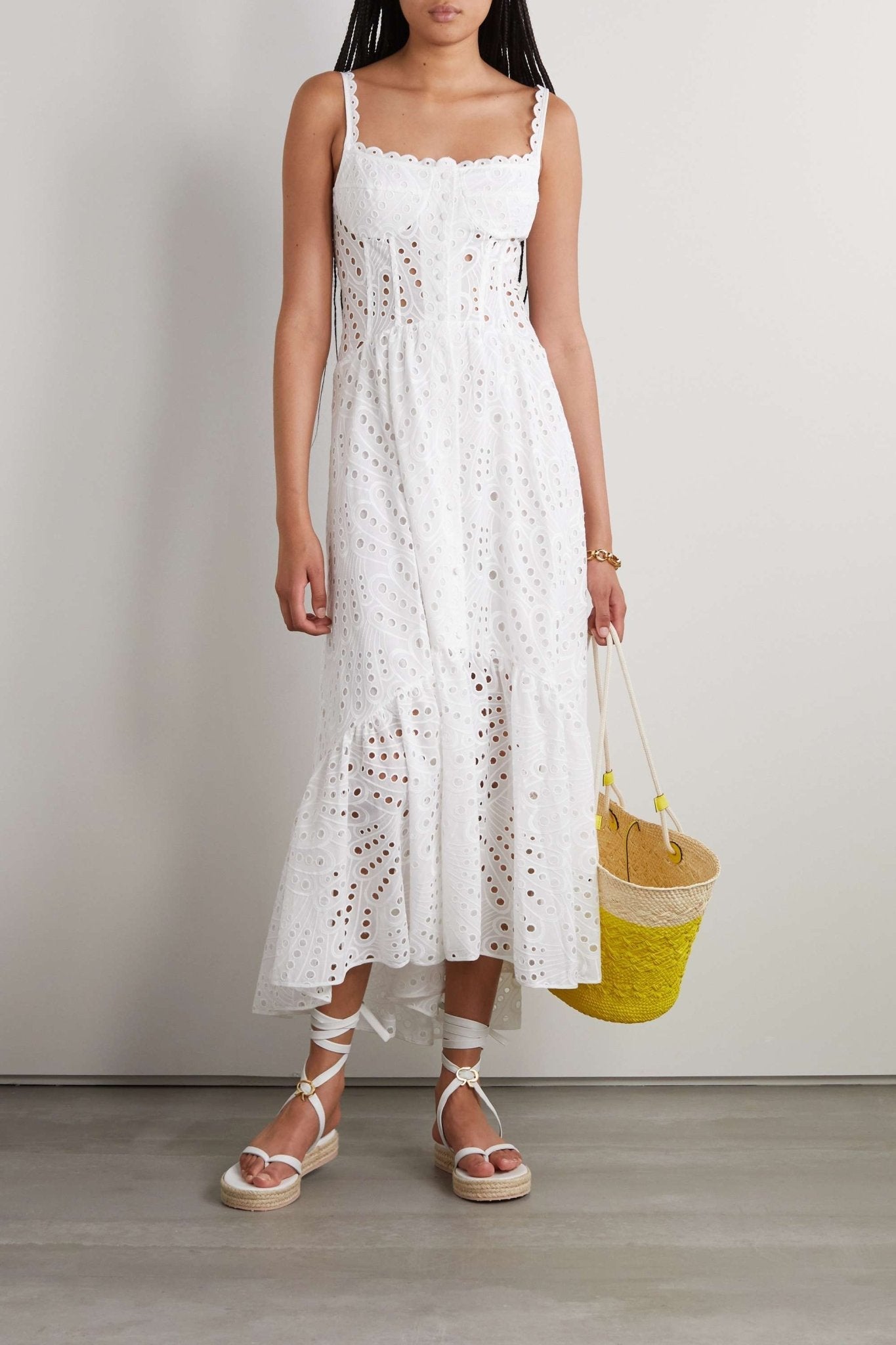 Robe Longue Été Bohème à Fleur Brodée