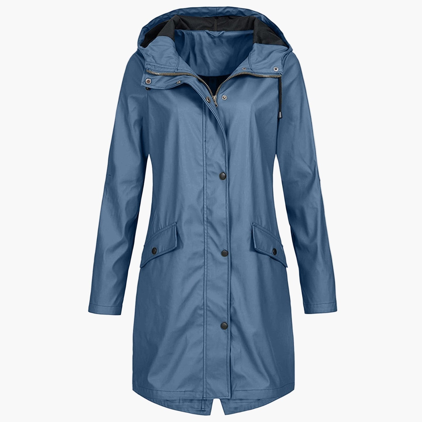 Manteau Imperméable Femme à Capuche Longue - BerlinGlamour
