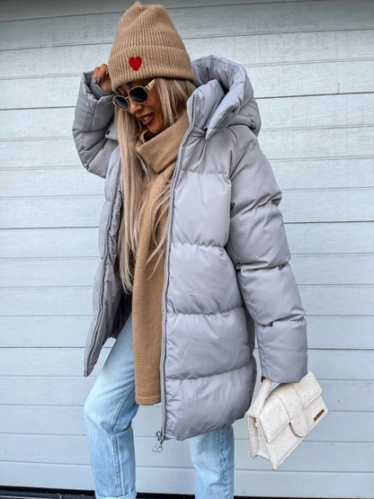 Manteau Femme Hiver Chaud et Confortable avec Capuche