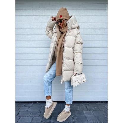 Manteau Femme Hiver Chaud et Confortable avec Capuche - PanierRoyale
