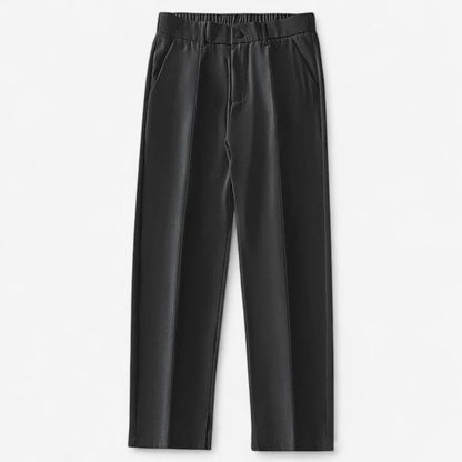 Pantalon Décontracté à Taille Élastique avec Poches