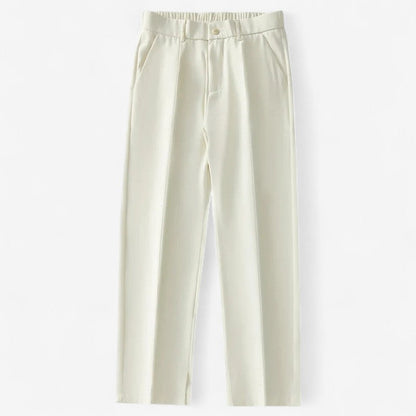 Pantalon Décontracté à Taille Élastique avec Poches