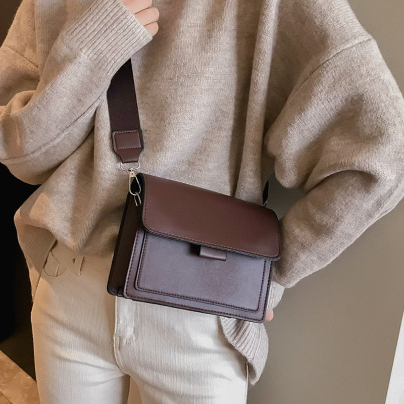 Sac à Main Femme - Bandoulière Chic en Cuir Artificiel