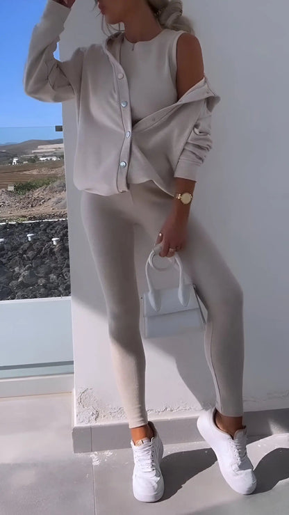 Ensemble Décontracté pour Femme - Leggings et Top Confortables - BerlinGlamour