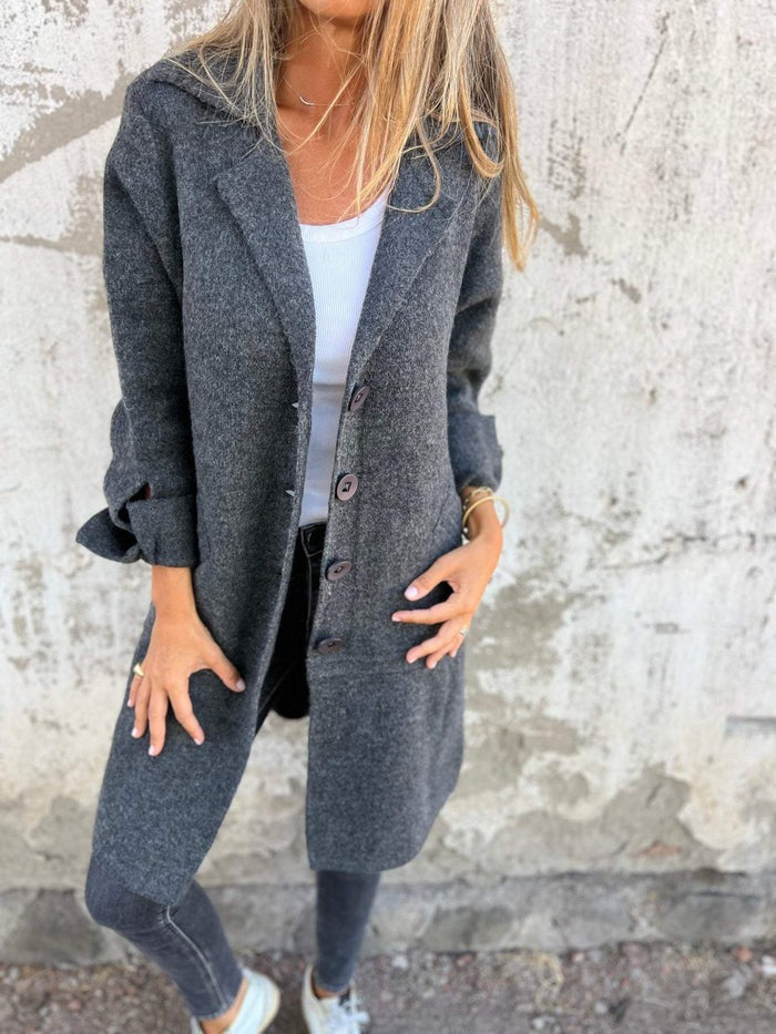 Manteau Femme Léger Printemps Été en Laine Douce