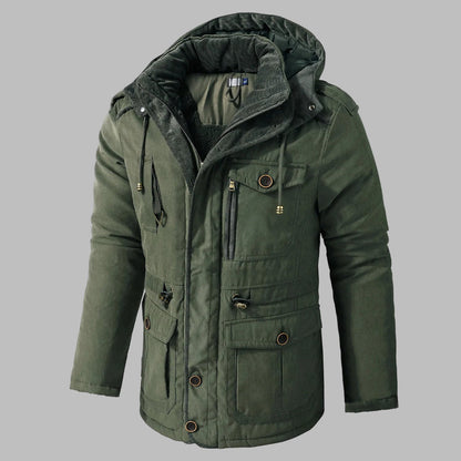 Veste D’Hiver À Capuche Pour Homme | Multi-Poches