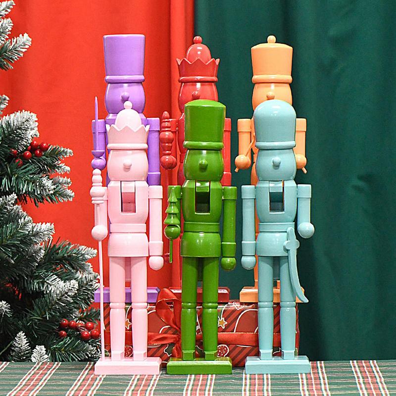 Décorations de Noël en Bois Peint Main - PanierRoyale