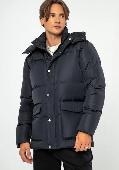 Veste Hiver Duvet Capuche Étanche et Chaude