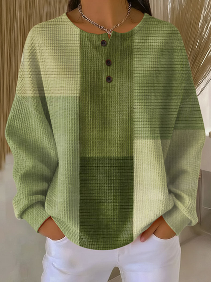 Pull Tricot Waffle Confort Coupe Ajustée