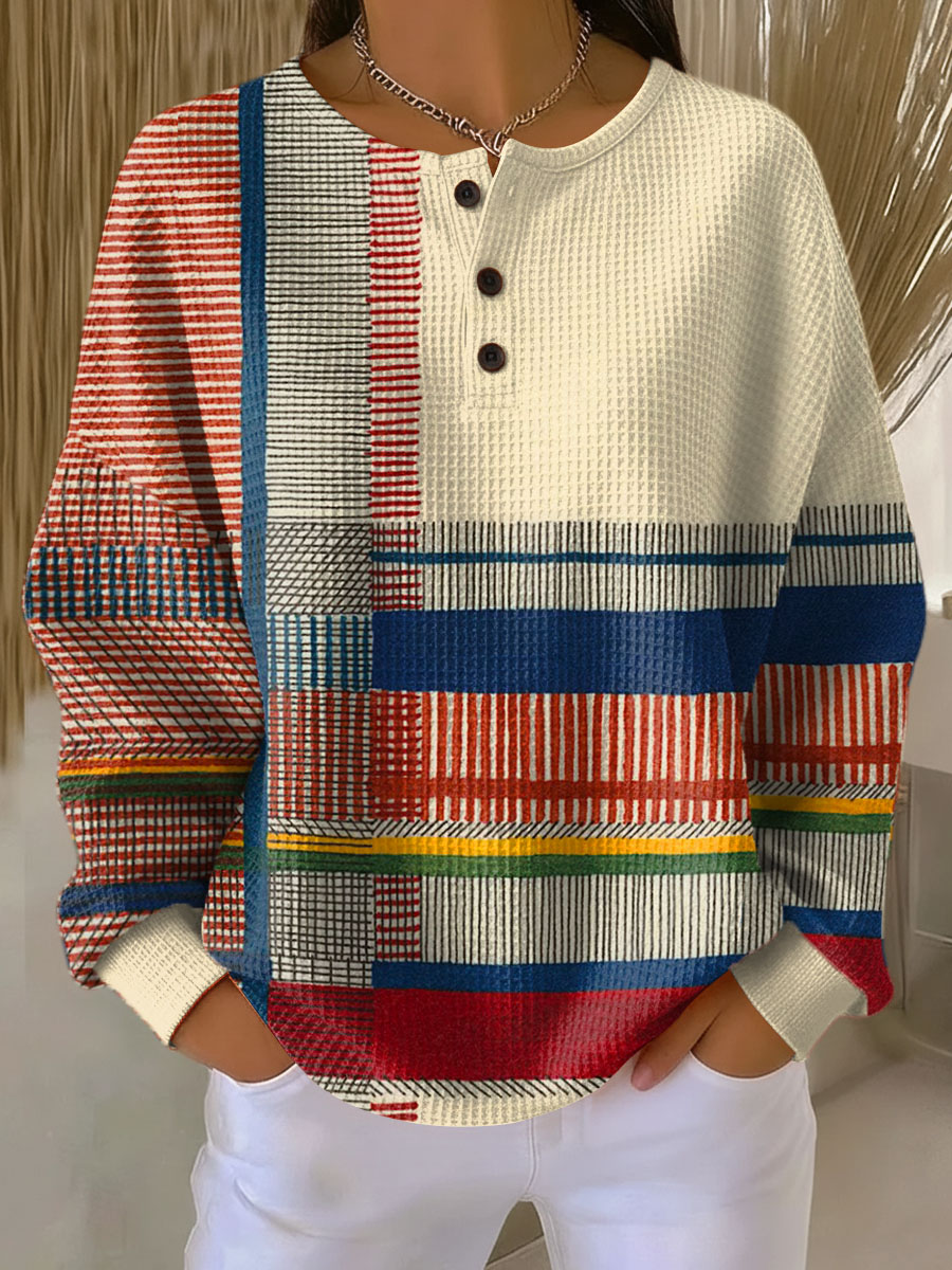 Pull Tricot Waffle Confort Coupe Ajustée
