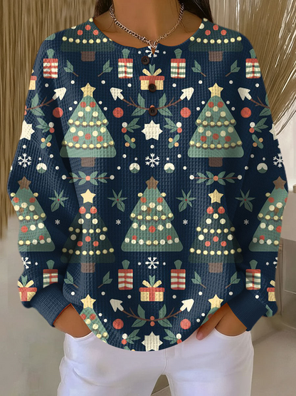 Pull Tricot Waffle Confort Coupe Ajustée