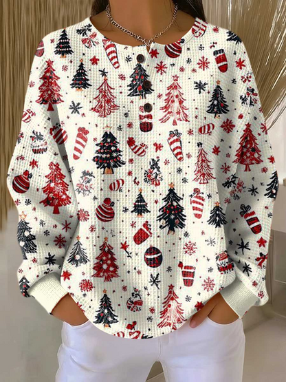 Pull Tricot Waffle Confort Coupe Ajustée