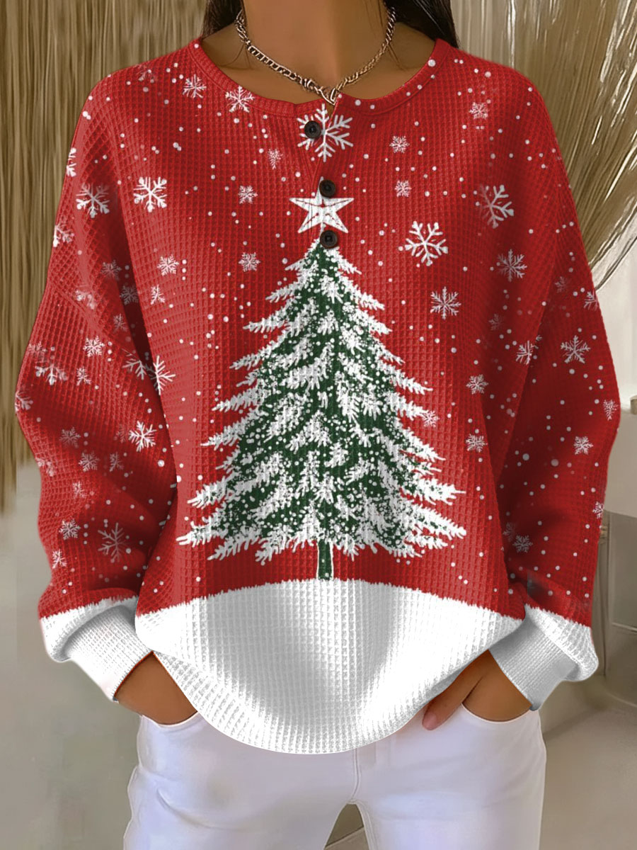 Pull Tricot Waffle Confort Coupe Ajustée