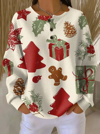 Pull Tricot Waffle Confort Coupe Ajustée