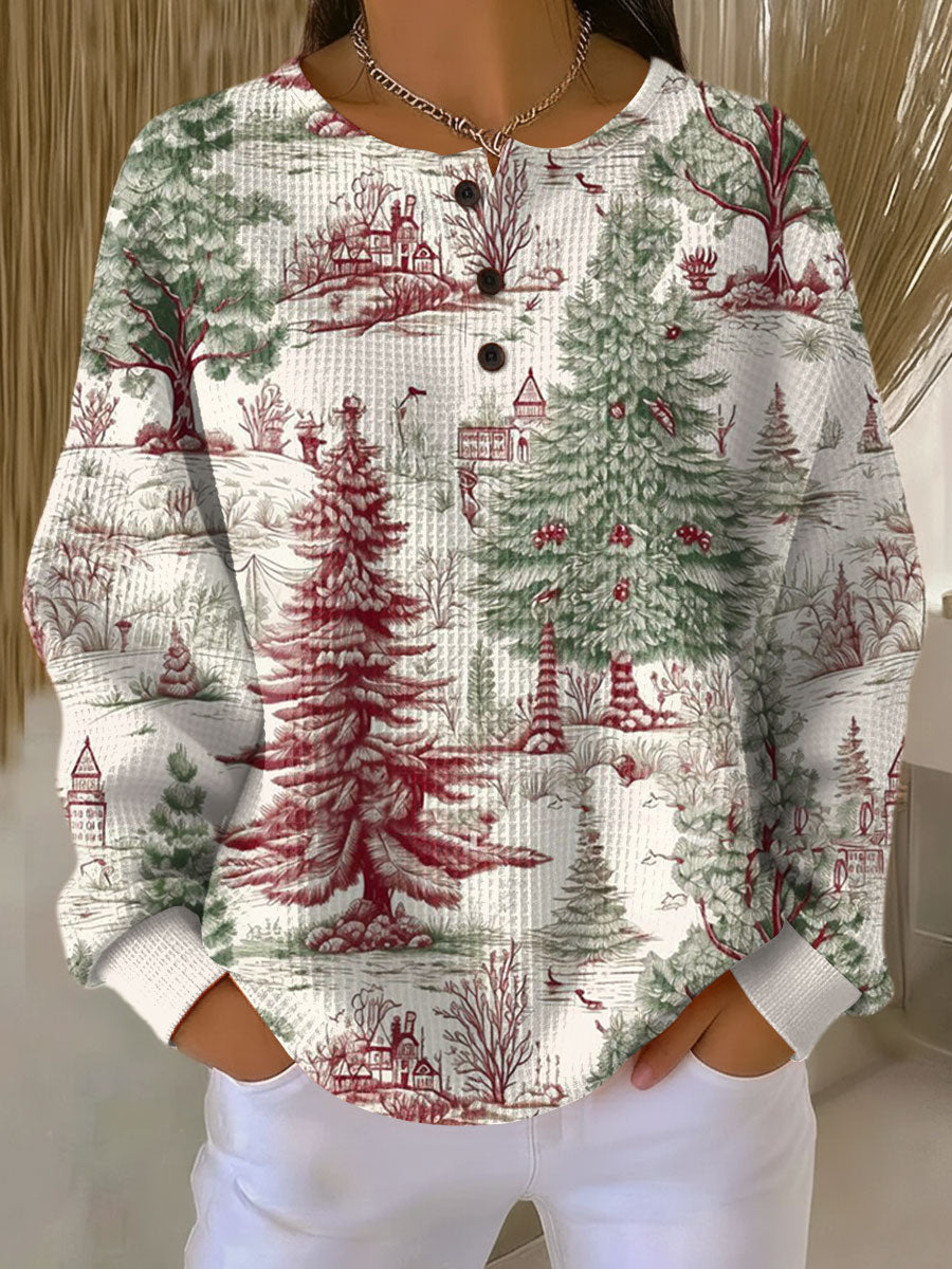 Pull Tricot Waffle Confort Coupe Ajustée