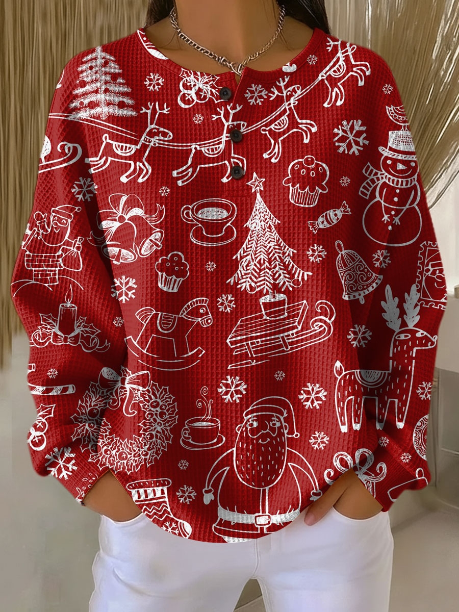 Pull Tricot Waffle Confort Coupe Ajustée