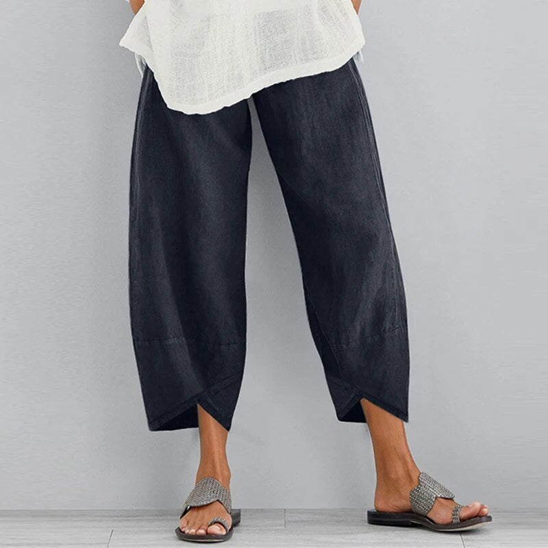 Pantalon Femme Floral Élégant