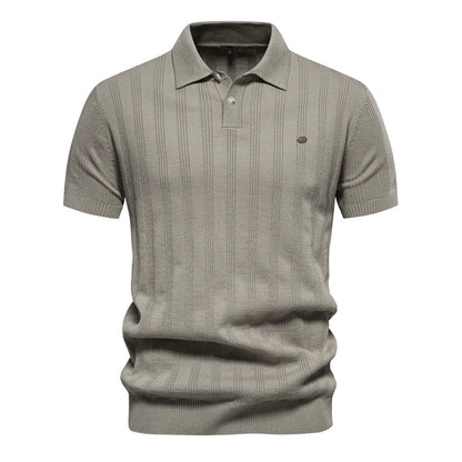 Chemise Polo Rayée Élégante pour Homme