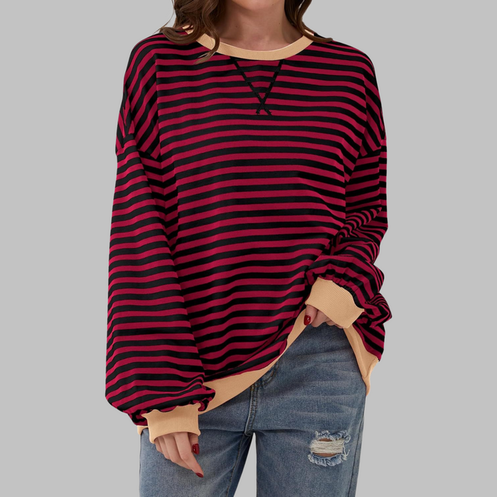 Pull Femme Oversize Coton Confort Coupe Décontractée