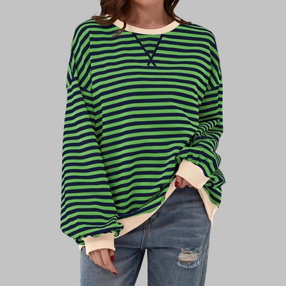 Pull Femme Oversize Coton Confort Coupe Décontractée