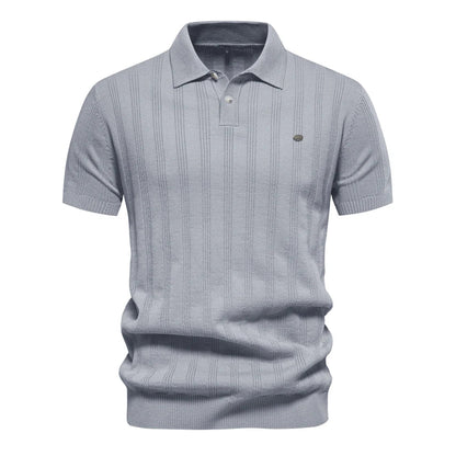 Chemise Polo Rayée Élégante pour Homme
