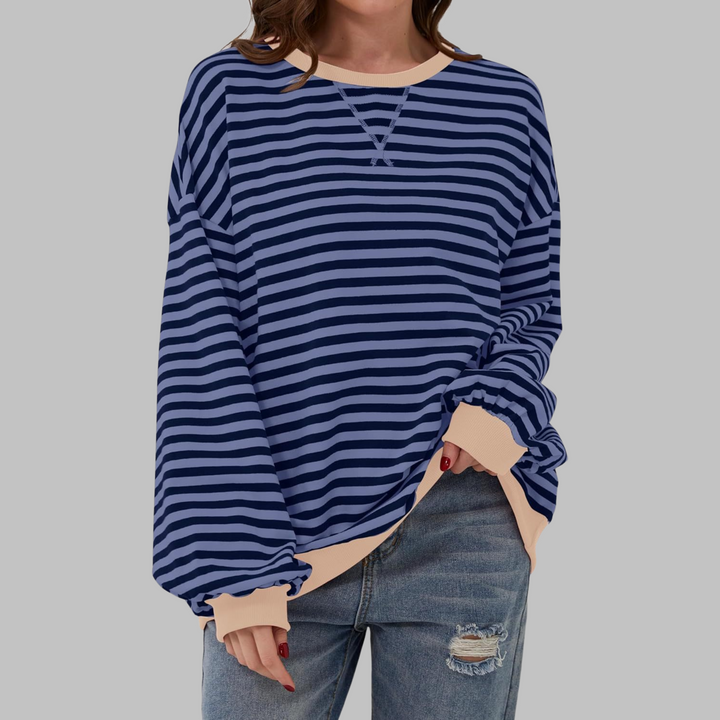 Pull Femme Oversize Coton Confort Coupe Décontractée