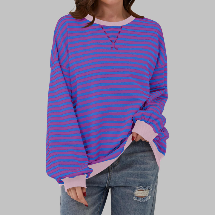 Pull Femme Oversize Coton Confort Coupe Décontractée