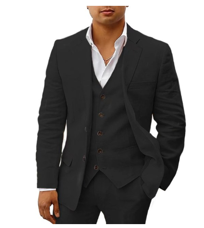 Costume Homme Mariage Été Slim Fit 3 Pièces