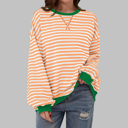 Pull Femme Oversize Coton Confort Coupe Décontractée