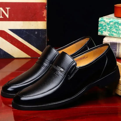Chaussures Homme Élégantes en Cuir Brun pour Printemps