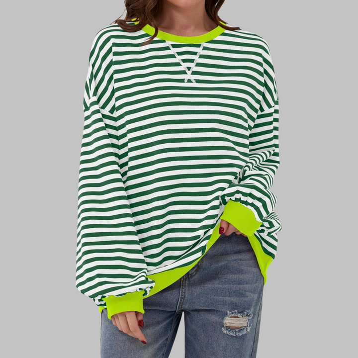 Pull Femme Oversize Coton Confort Coupe Décontractée - PanierRoyale