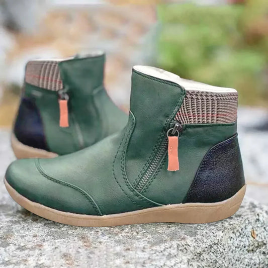 Bottes Hiver Fourrées à Bout Rond - PanierRoyale