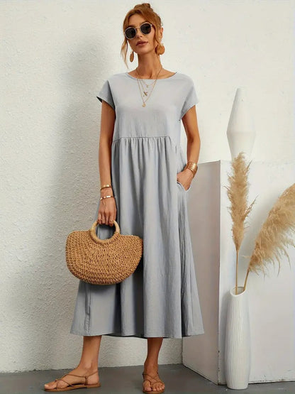 Variant image for Noémie™ – Robe Longue Femme Élégante avec Poches Pratiques et Confort Optimal-41