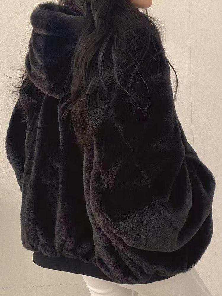 Veste femme hivernale douillette à manches longues avec poches - PanierRoyale