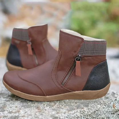 Bottes Hiver Fourrées à Bout Rond