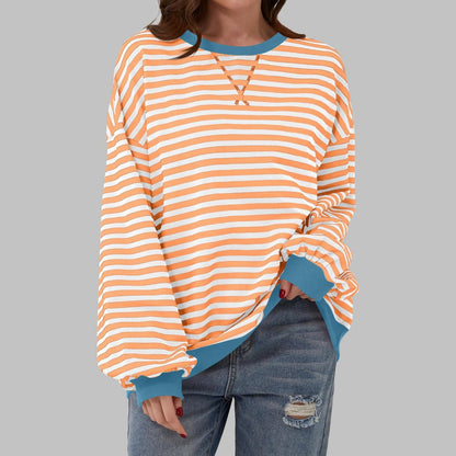 Pull Femme Oversize Coton Confort Coupe Décontractée