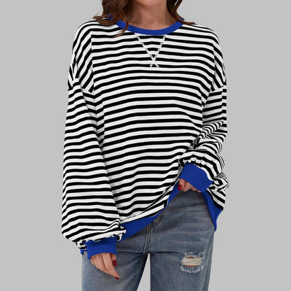 Pull Femme Oversize Coton Confort Coupe Décontractée