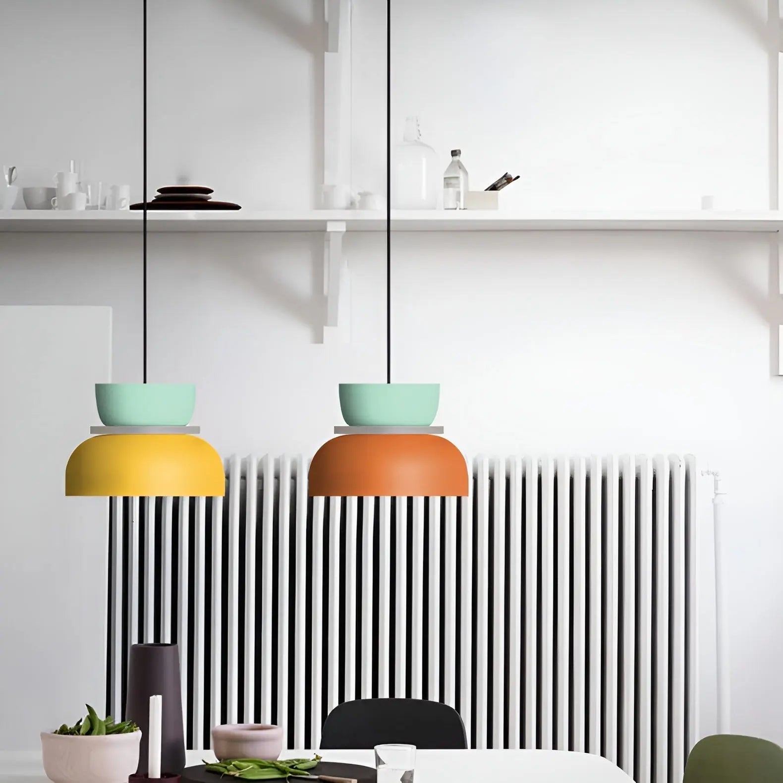 MaxColor | Bunte und elegante Macaron LED-Pendelleuchte Zendoo.de